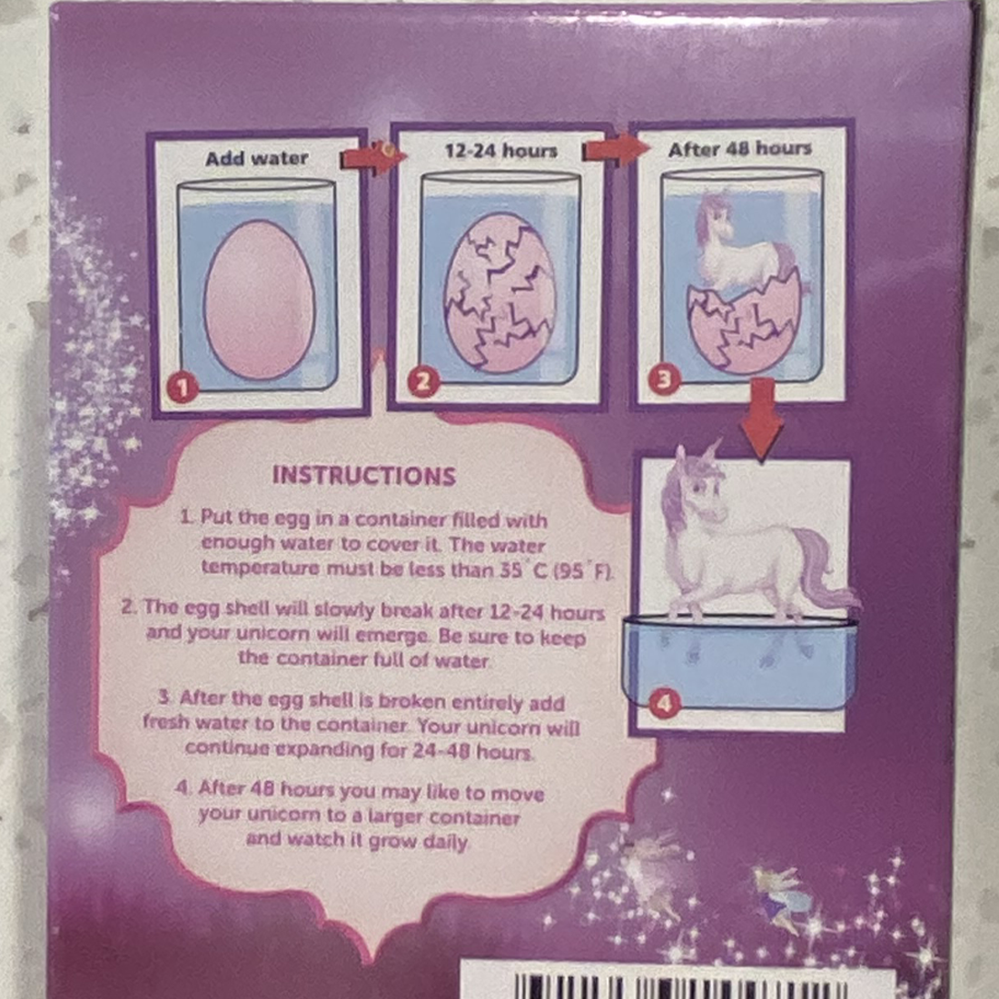 Growing Pet Unicorn Egg