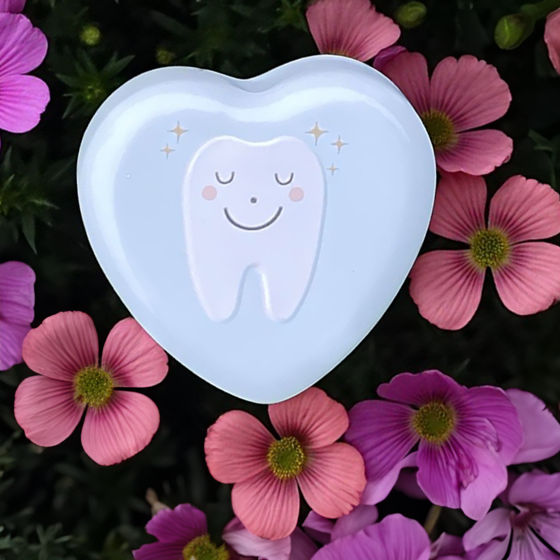 Heart Shape Tooth Fairy Trinket Box