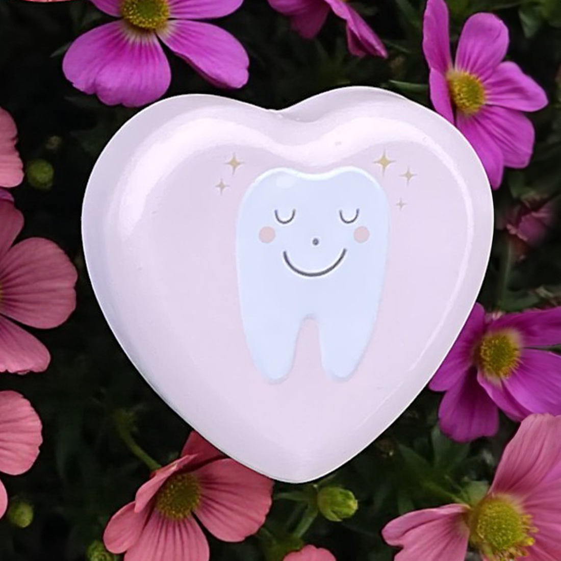 Heart Shape Tooth Fairy Trinket Box