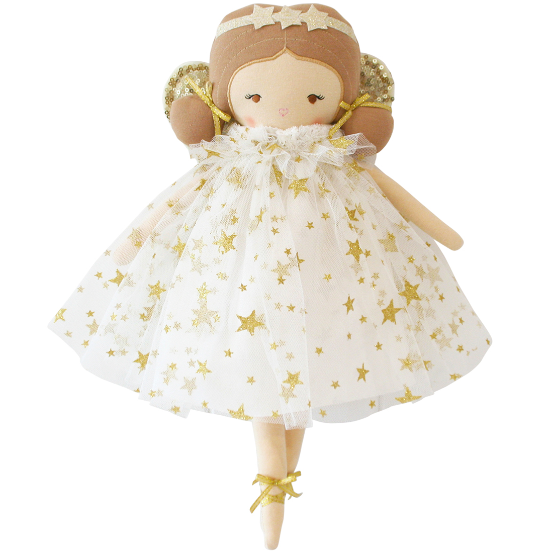Holly Fairy 40cm Ivory and Gold Doll