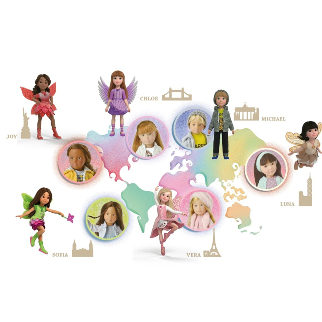 Kruselings Vera Doll Deluxe Fairy & Casual Set