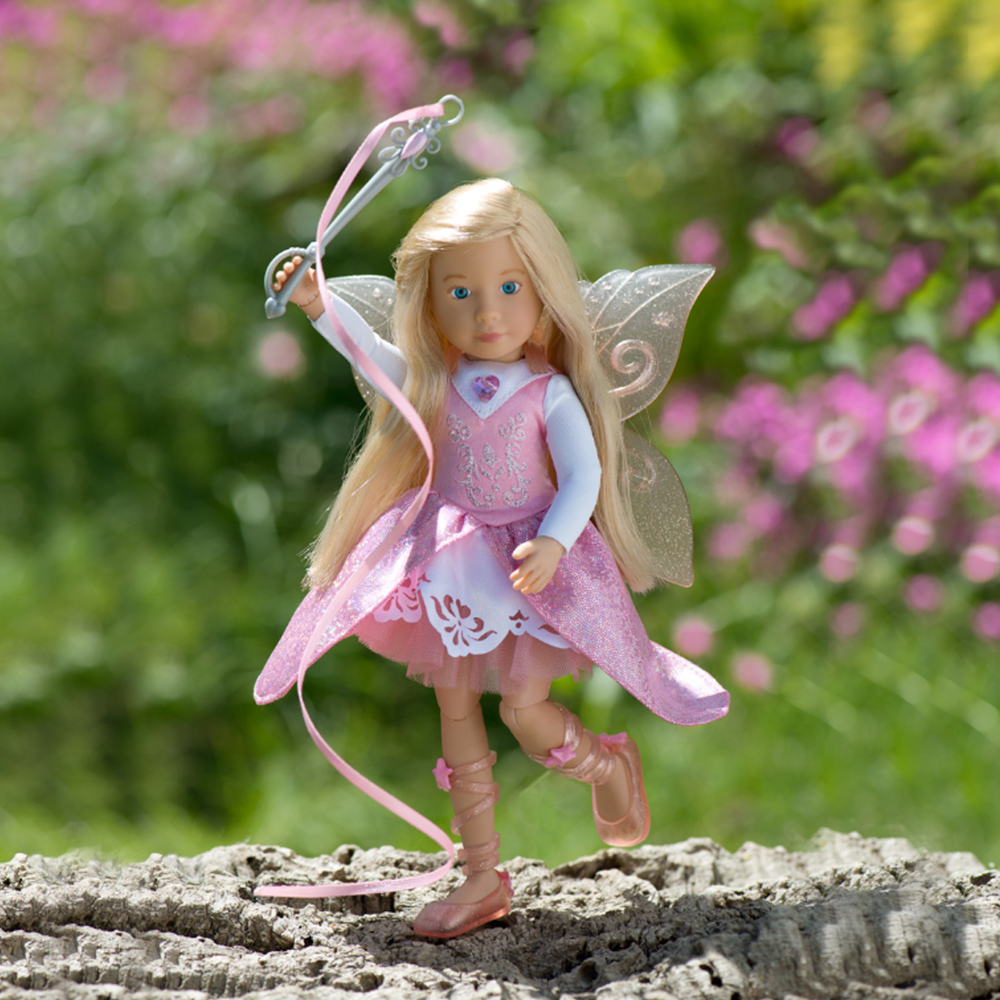 a fairy doll in pink