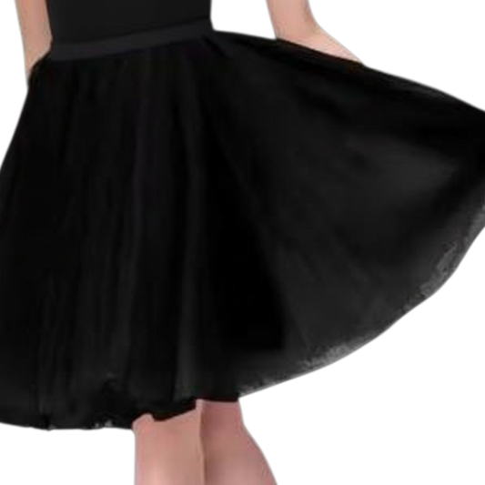Long 60cm Black Tulle Tutu