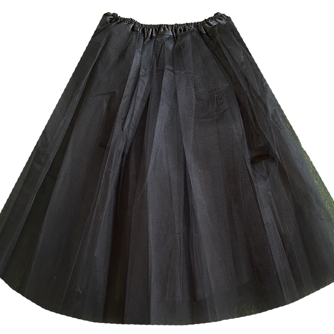 Long 60cm Black Tulle Tutu
