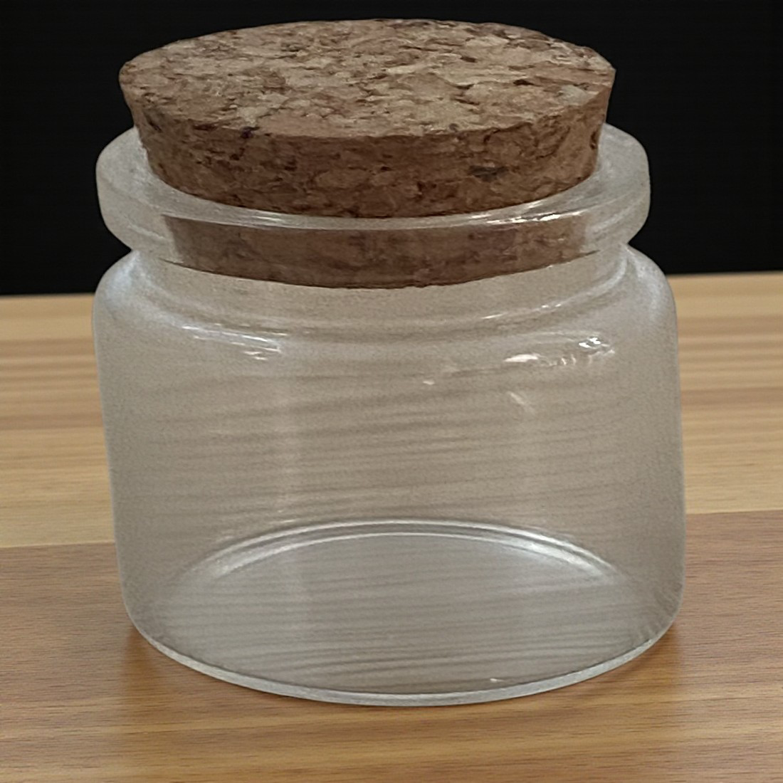 Large Glass Bottle With Cork Top