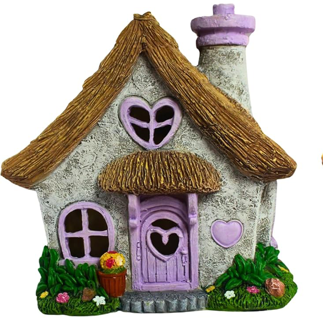 Lavender Solar Fairy Cottage House