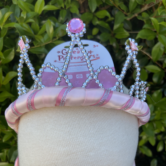 Light Pink Ribbon Tiara