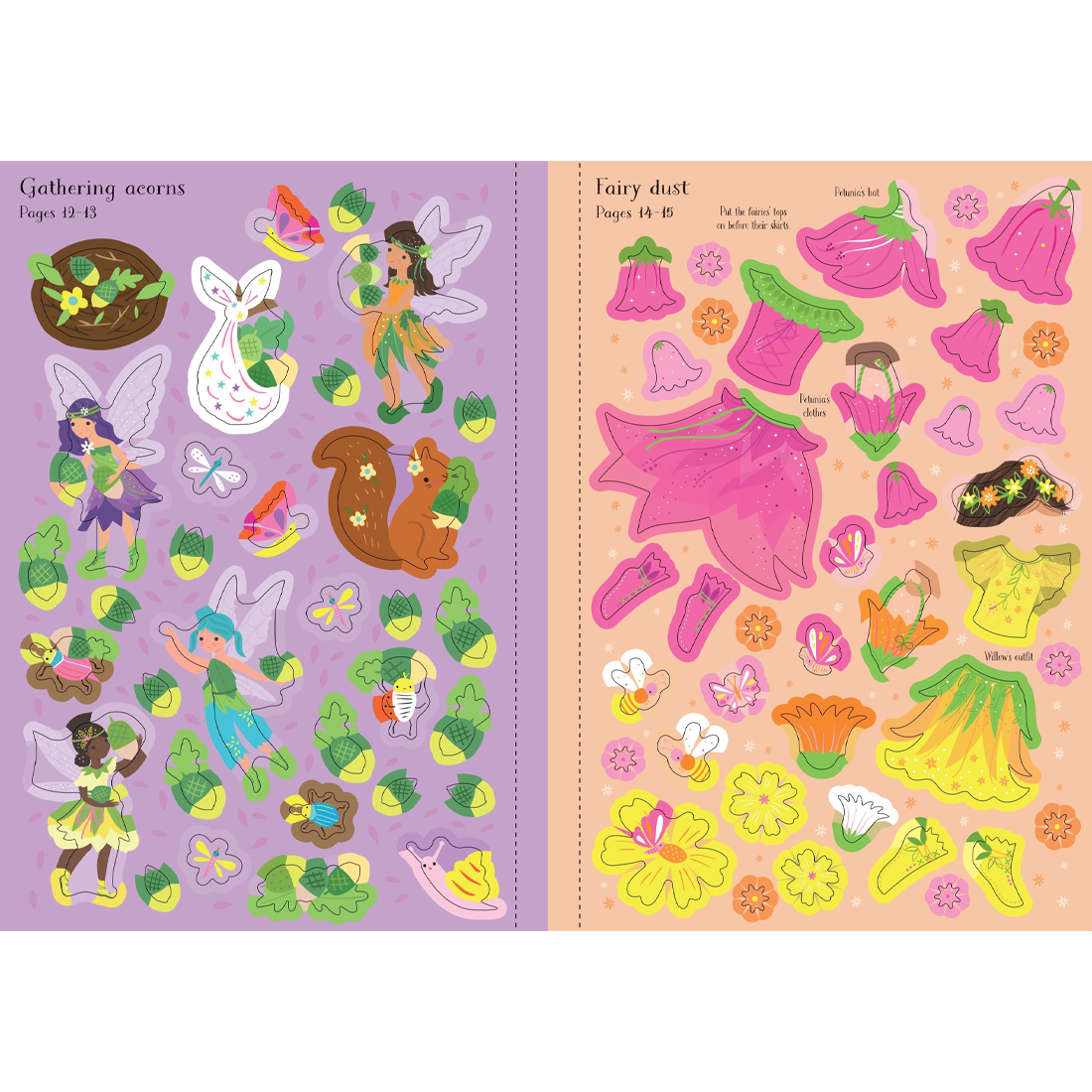 Little Sticker Dolly Dressing Woodland Fairy