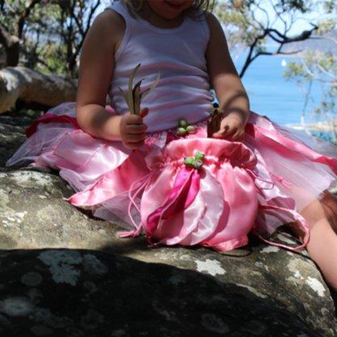 May Gibbs Pink Gum Blossom Skirt