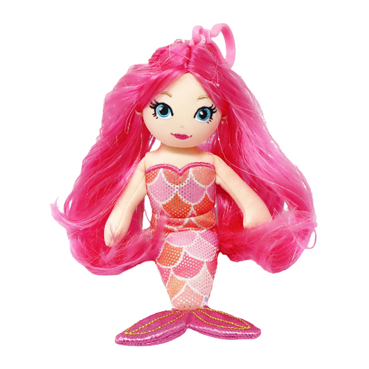 Mermaid 2 in 1 Plush Shoulder Pal & Bag Charm