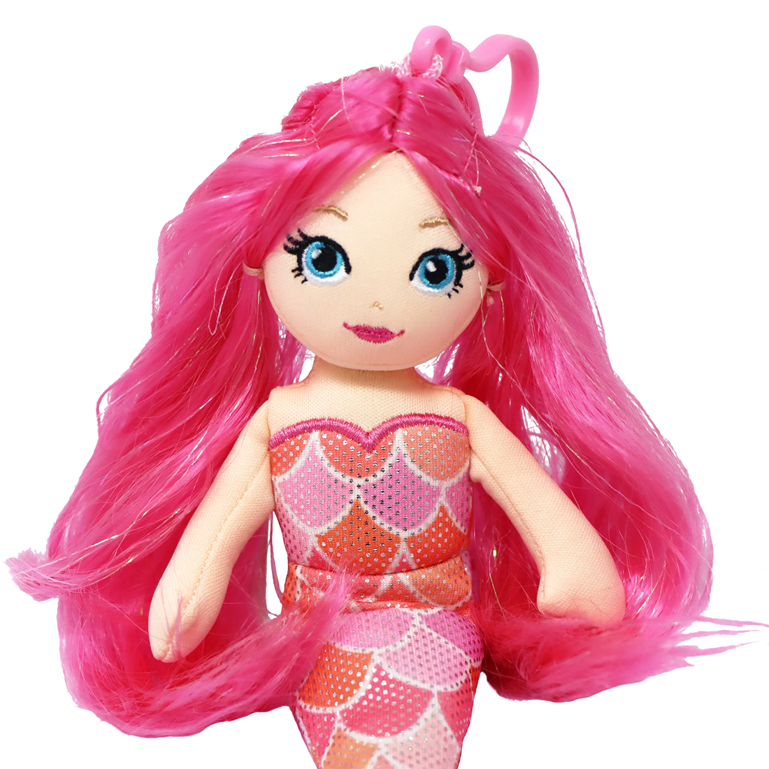 Mermaid 2 in 1 Plush Shoulder Pal & Bag Charm