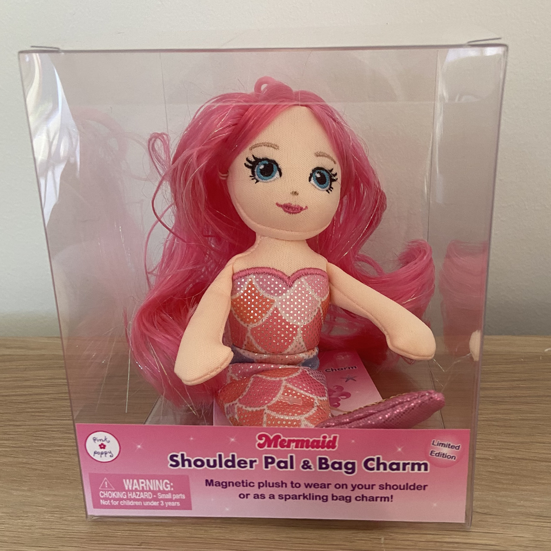 Mermaid 2 in 1 Plush Shoulder Pal & Bag Charm
