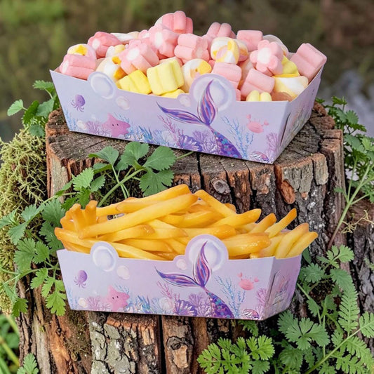 Mermaid Party Food Tray 6pk