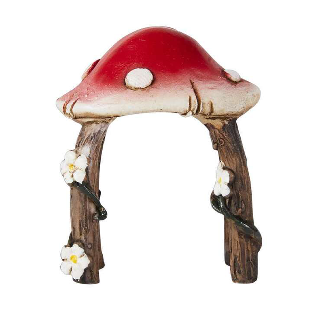 Mini Fairy Garden Red Mushroom Shelter