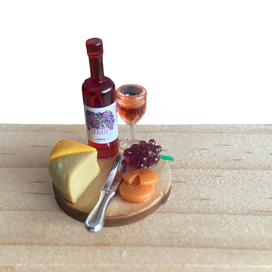 Miniature Cheese and Wine Platter