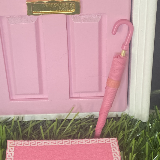 Miniature Fairy Pink Umbrella
