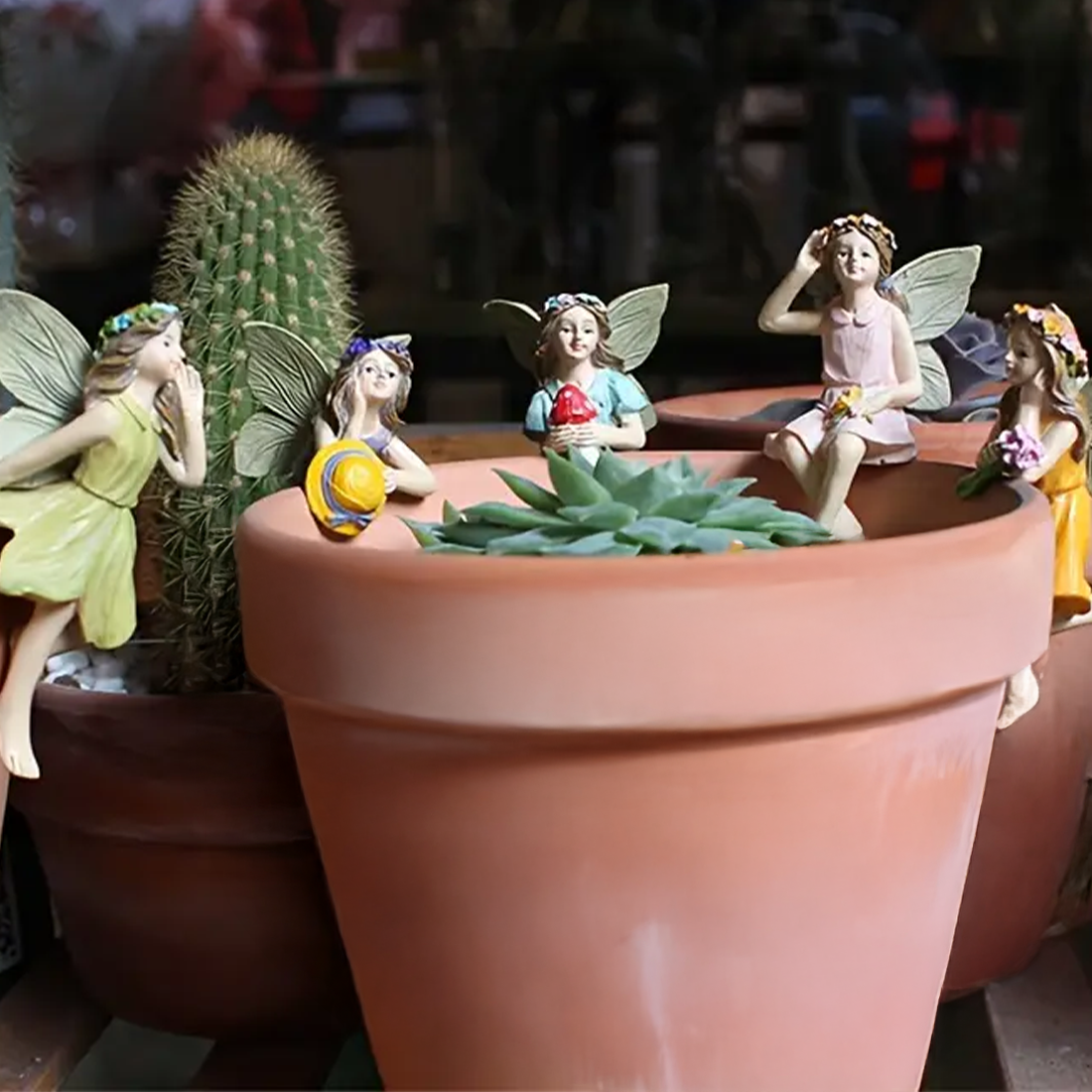 Miniature Flower Fairy Figurines Set of 5