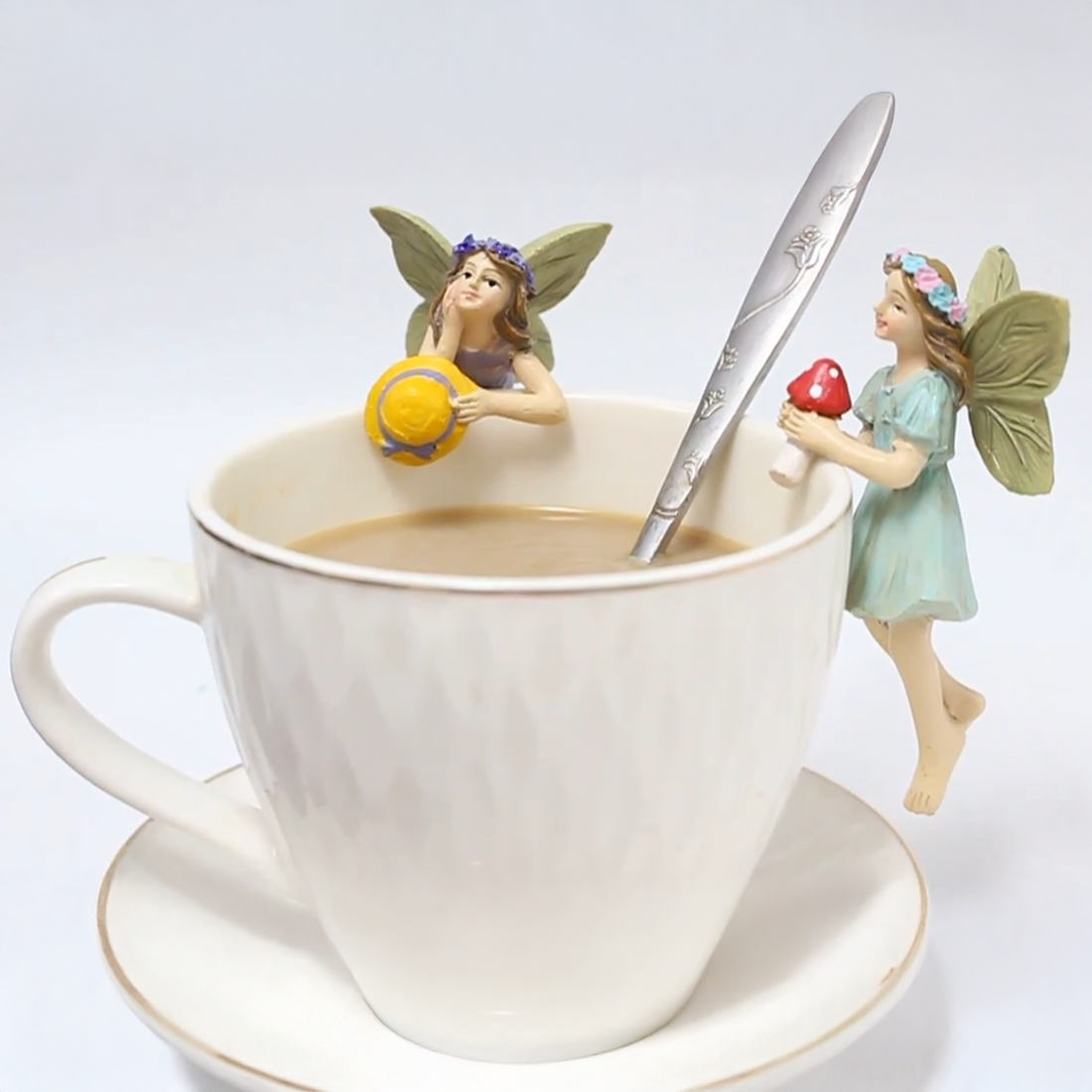 Miniature Flower Fairy Figurines Set of 5
