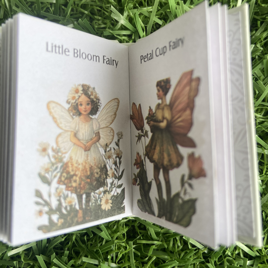 Miniature Illustrated Fairy Encyclopedia Books