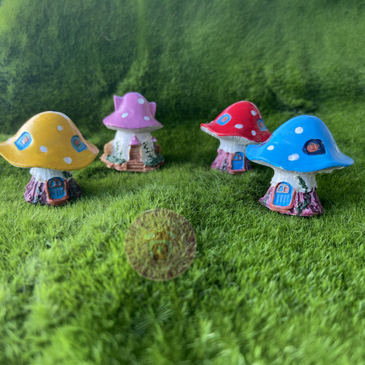 Miniature Mushroom House Fairy Garden