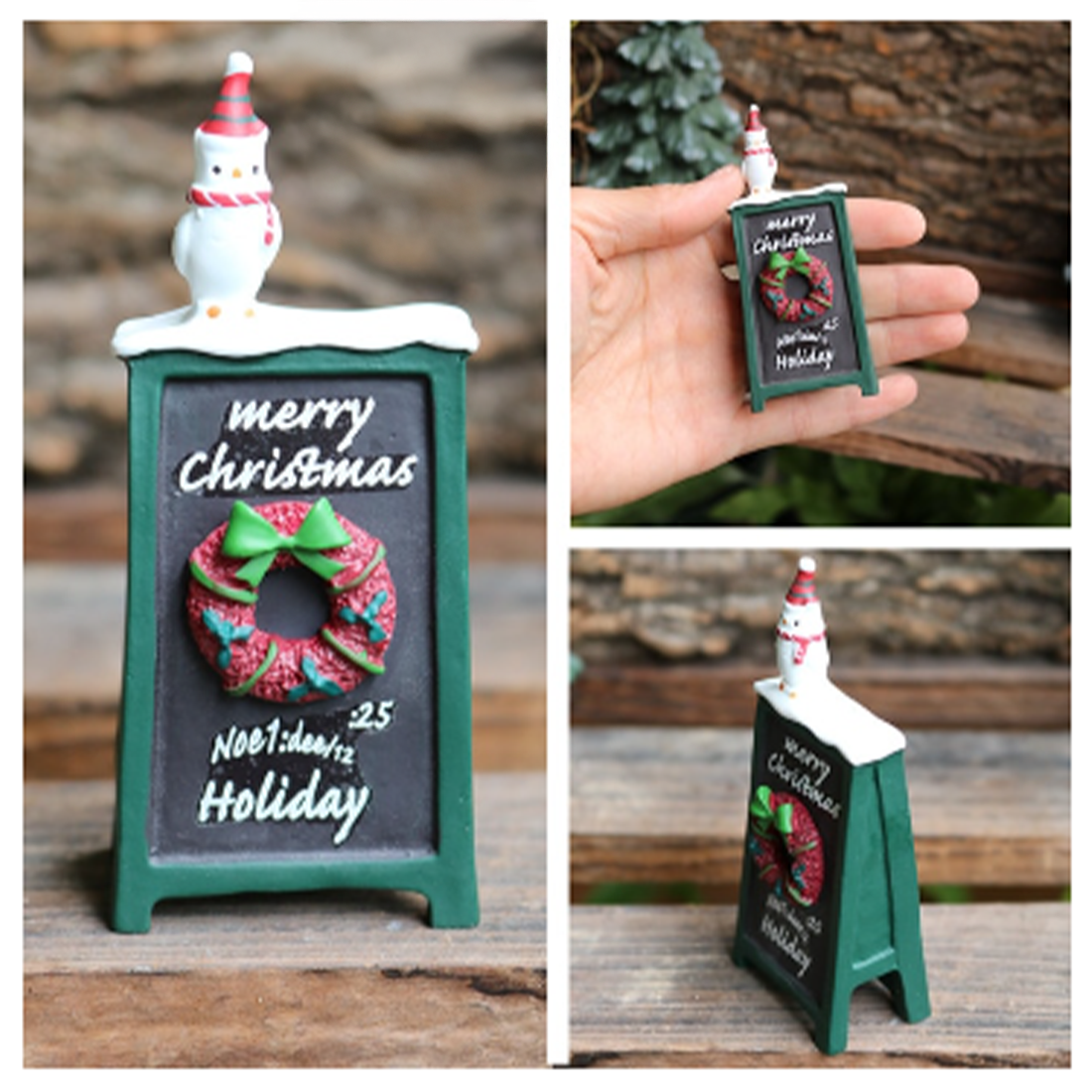 Miniature Shop Decorative Christmas Notice Board