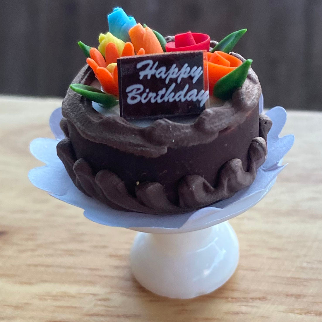 Miniature White Fairy Cake Stand