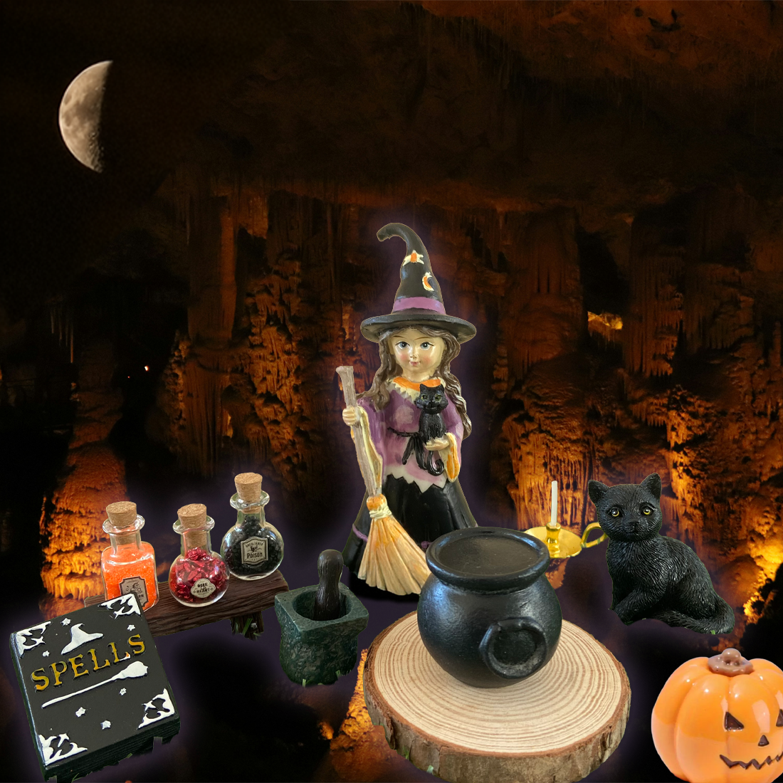 Mystic Magic Spooky Fairy Garden Set