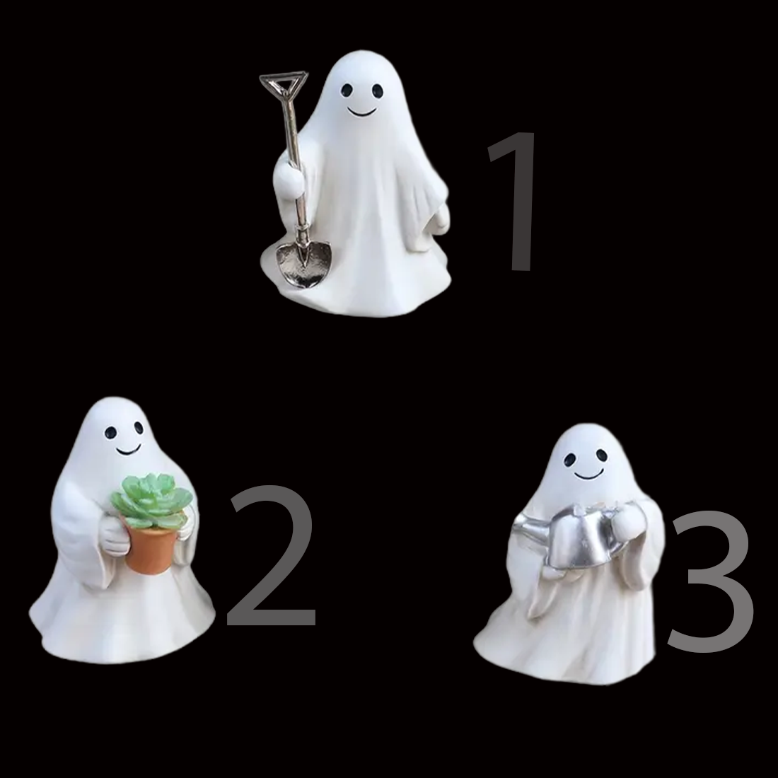 Mystic Spooky Halloween Ghost Figurines