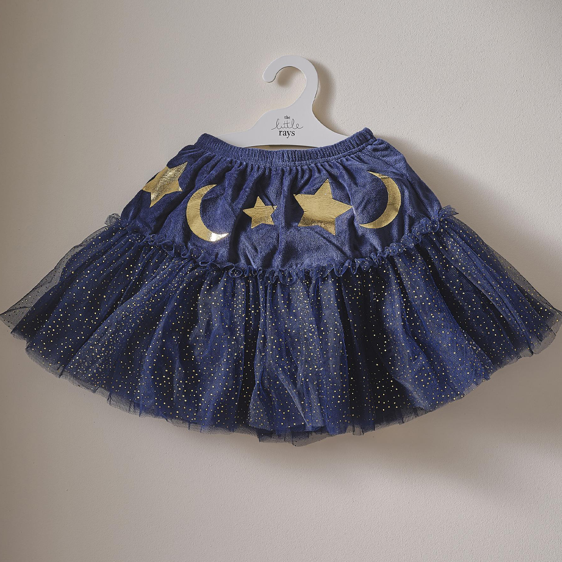 Navy Velvet Sparkle Childs Wizard Tutu