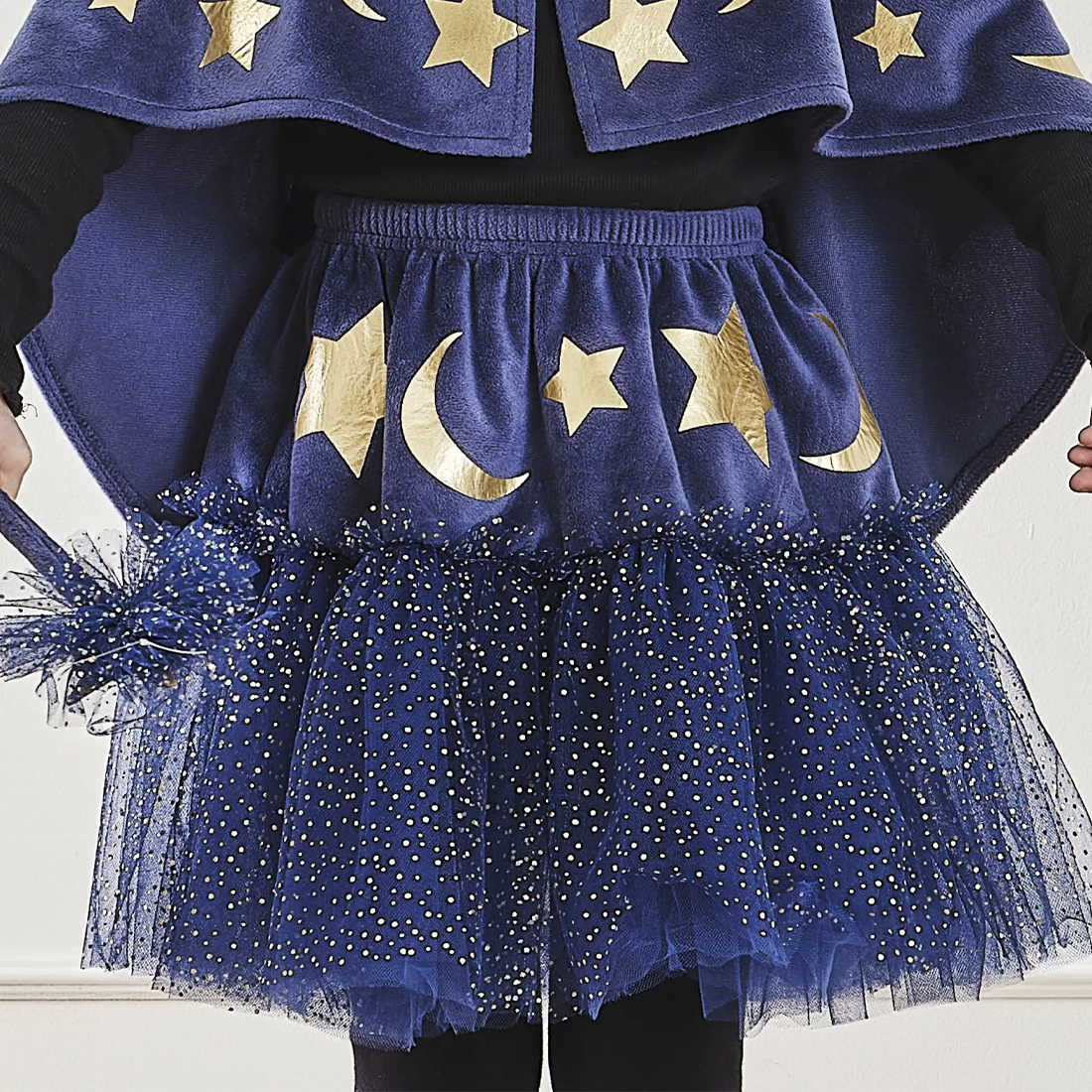 Navy Velvet Sparkle Childs Wizard Tutu