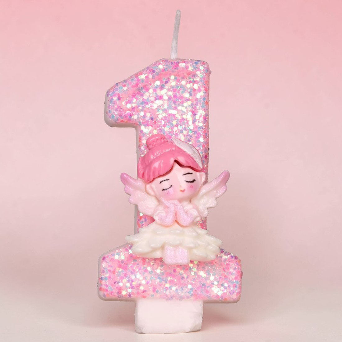 No. 1 Pink Fairy Candle
