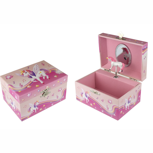 Nutmeg Unicorn Keepsake Music Jewellery Box