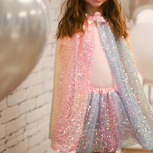 Ombre Sequins Cape