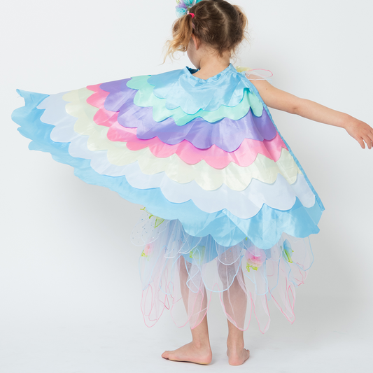Pastel Blue Love Bird Cape