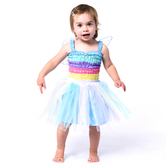 Pastel Blue Toddler Friendship Fairy Dress