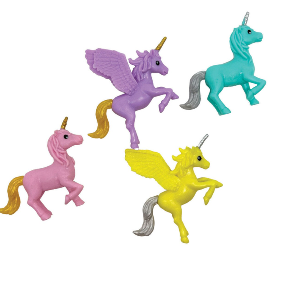 Pastel Unicorn Party Favours 4 pack
