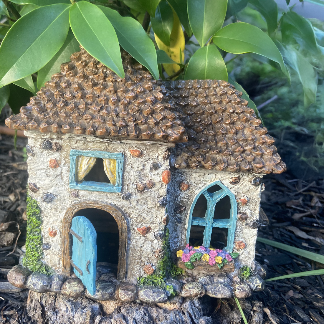 Pine Cone Fairy House
