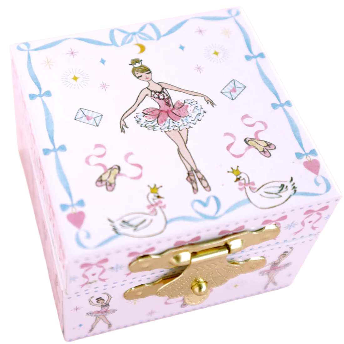 Pink Bow Ring in a Ballerina Box