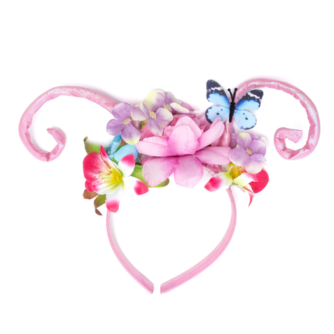Pink Butterfly Fairy Dress & Headpiece -Size 5-6