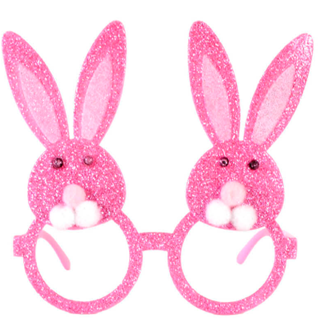 Pink Easter Bunny Party Glasses