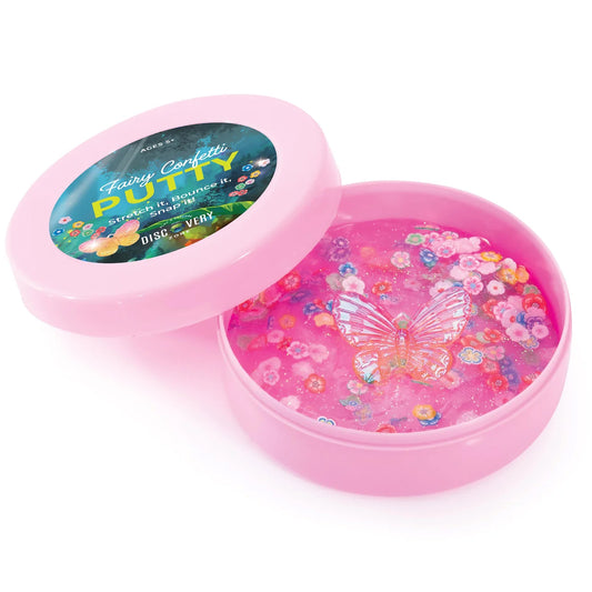 Pink Fairy Confetti Putty