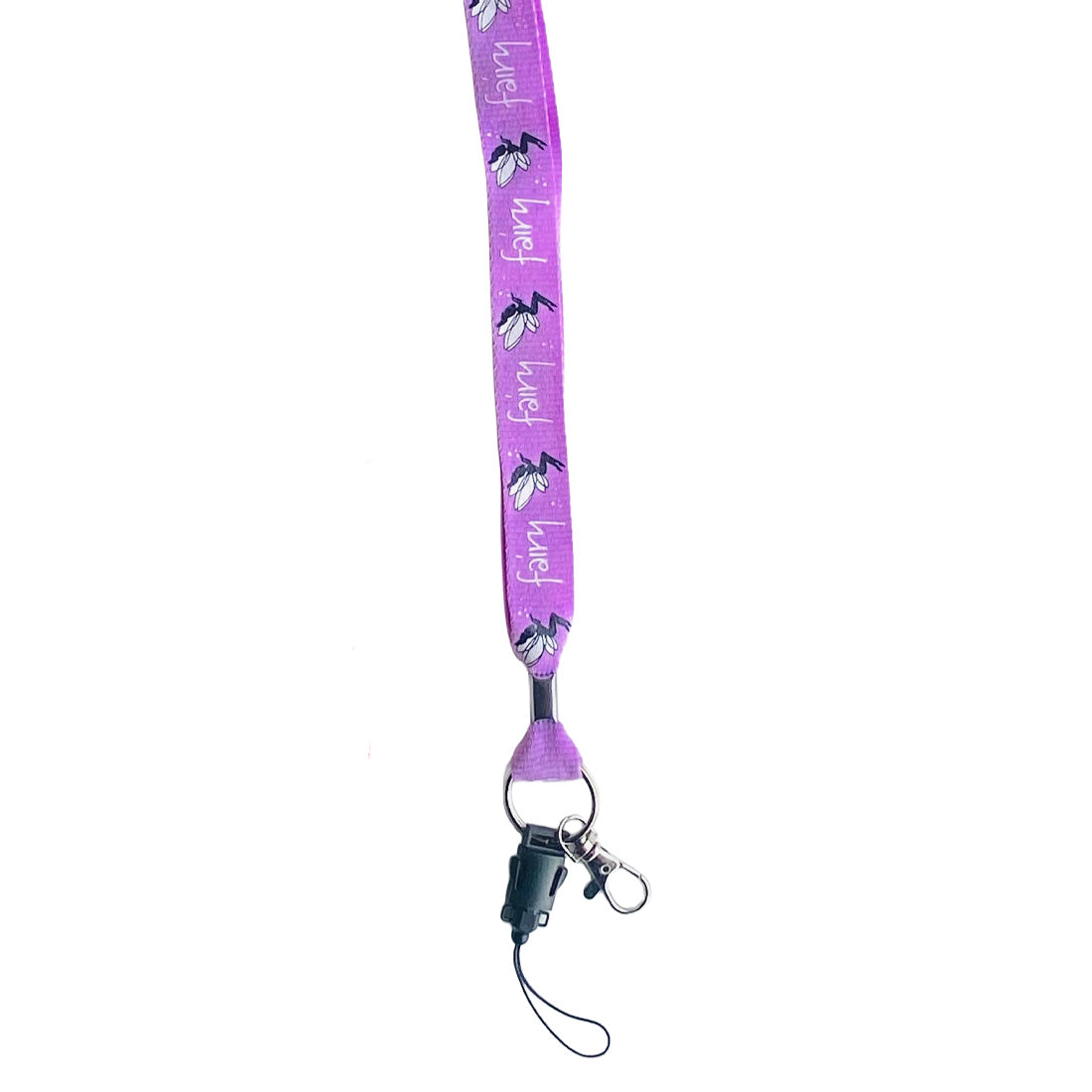 Pink or Purple Fairy Lanyard