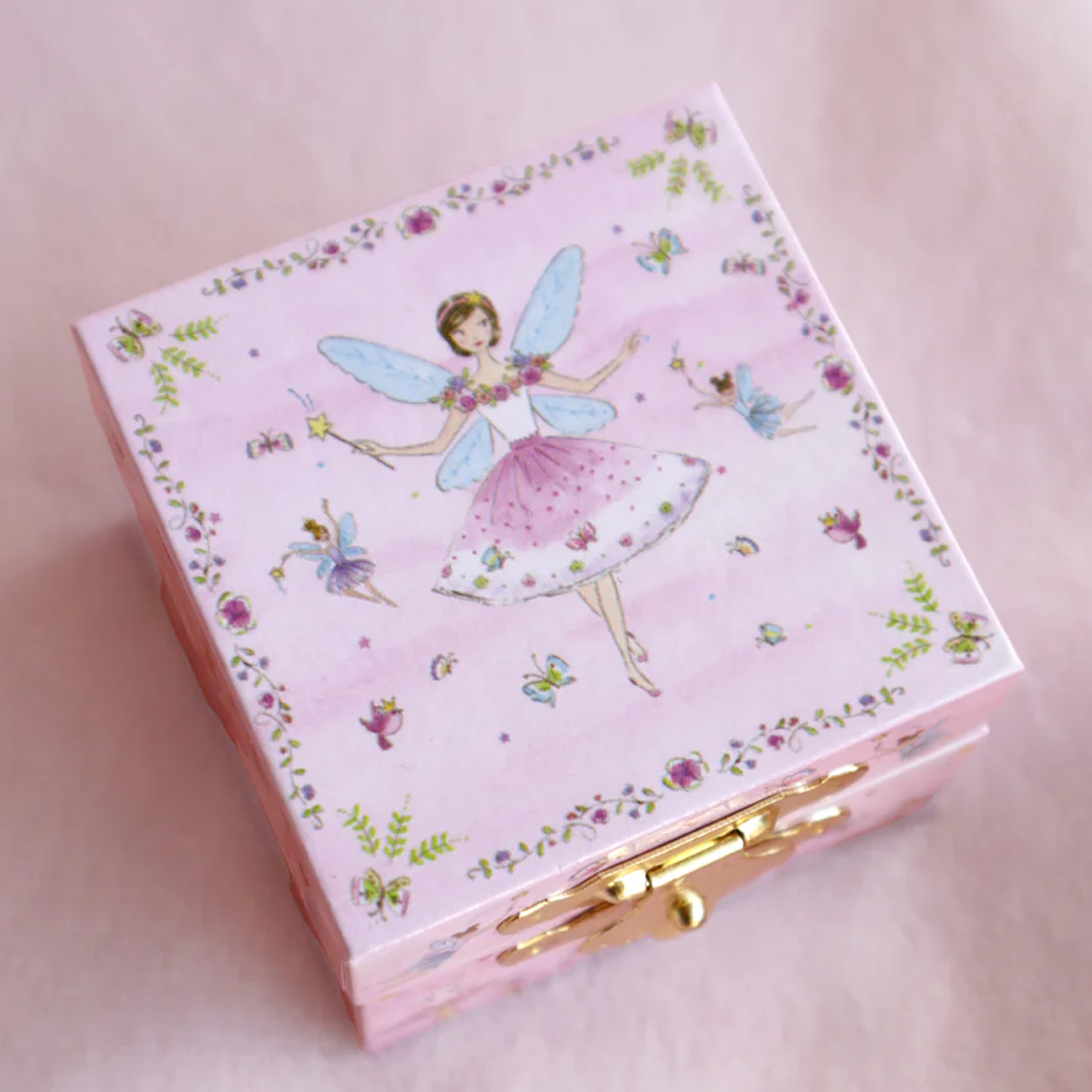 Pink Shining Star Earrings in Box