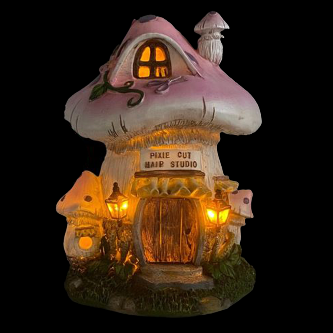 Pixie Hair Cut Studio Fairy Garden Solar House