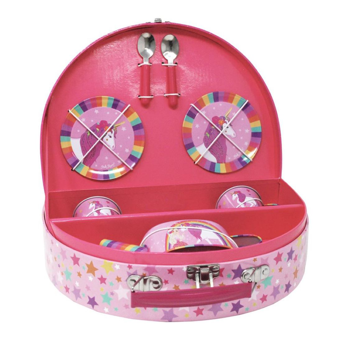 Princess & The Unicorn Tin Tea Set