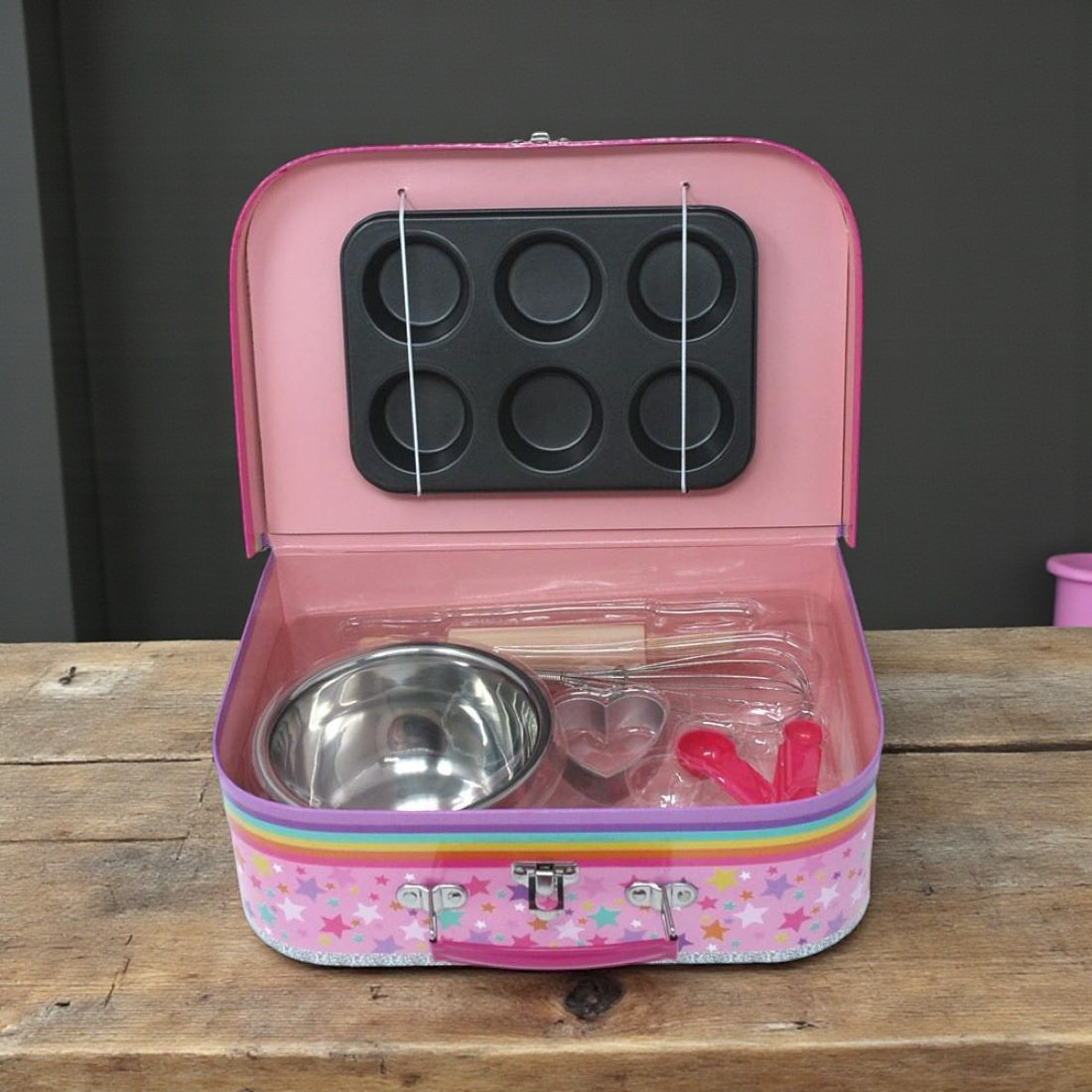 Princess & Unicorn 7 Piece Child's Rainbow Baking Set