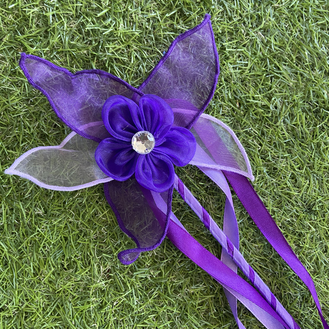 Purple and Lilac Handmade Fairy Wand