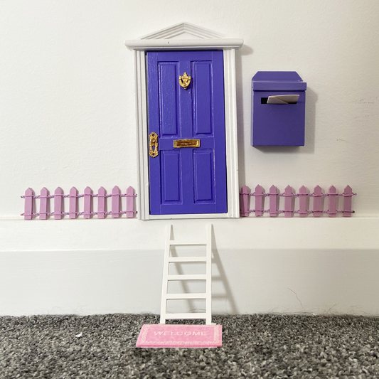 Purple Fairy Door Gift Set