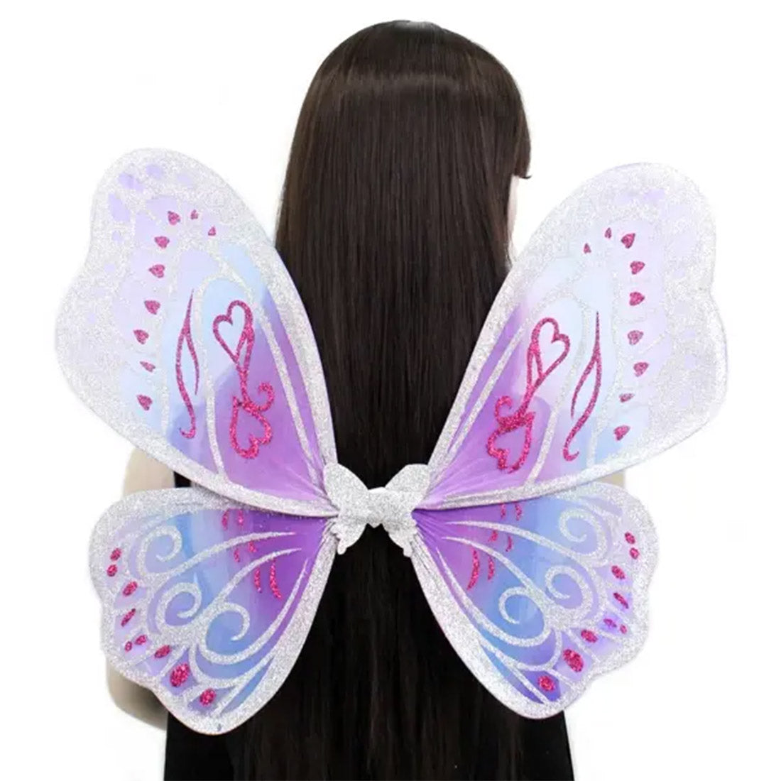 Purple Ombre Glitter Fairy Wings