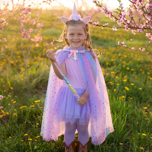 Rainbow Unicorn Cape & Headband